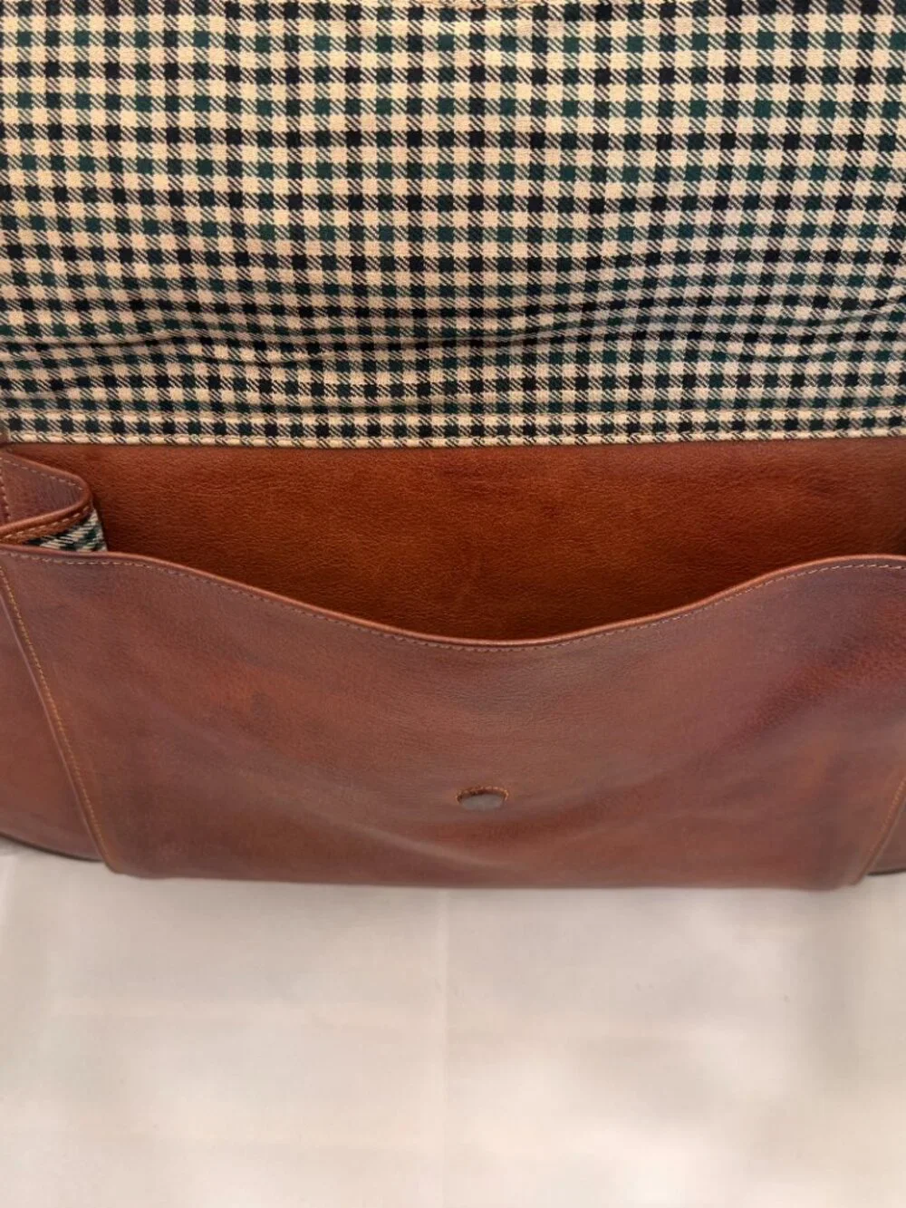 Ghurka Wellesley No. 249  Vintage Chestnut Leather Weekender Travel Bag